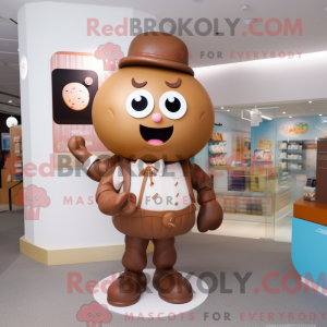 Brun Candy-maskotkostyme...