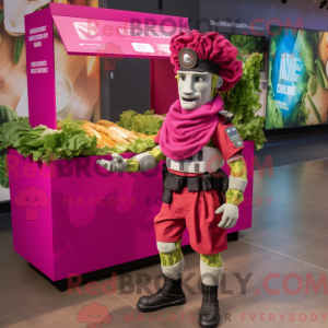 Magenta Cæsar Salat maskot...