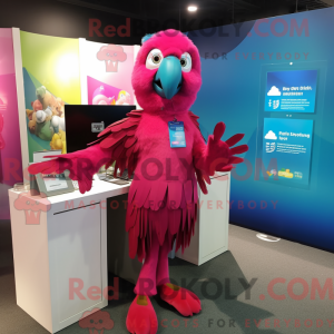 Magenta Macaw mascot...