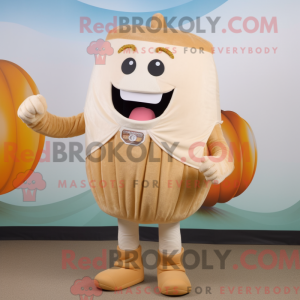 Beige Pumpkin mascot...