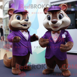 Lilla Chipmunk maskot...