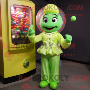 Lime Green Gumball Machine...