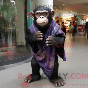 Chimpanse maskot kostume...