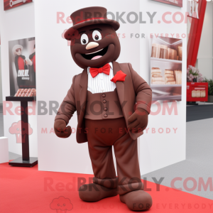 Red Chocolate Bar maskot...