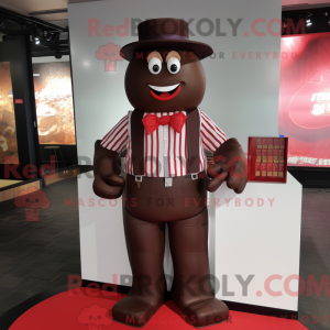 Red Chocolate Bar mascot...