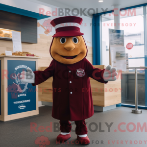 Postava maskota Maroon Fish...
