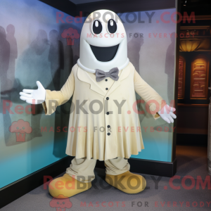 Cream Ghost maskot kostume...