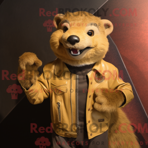 Gold Mongoose maskot...