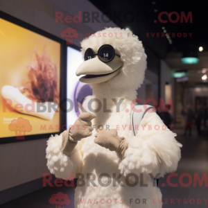 Cream struds maskot kostume...