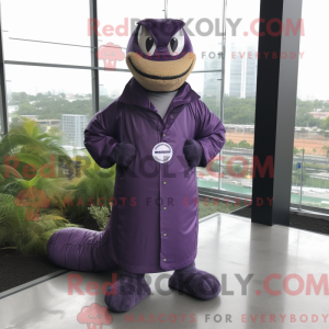 Lilla Titanoboa maskot...