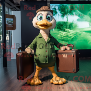 Forest Green Gosling maskot...