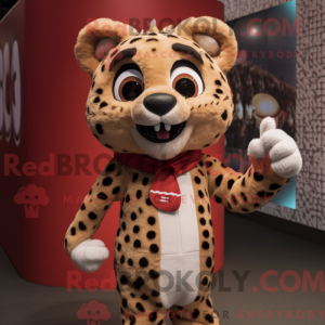 Cheetah mascot costume...