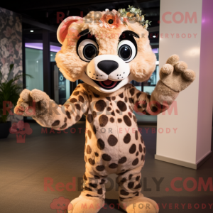 Cheetah mascot costume...
