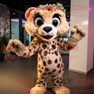 Costume mascotte de guépard...