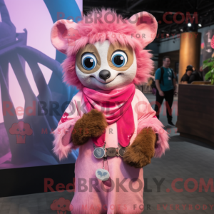 Maskottchenkostüm Rosa...