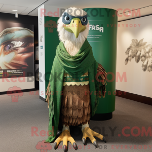 Green Haast S Eagle maskot...