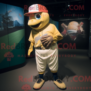Gold Cod mascot costume...