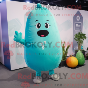 Cyan Potato Maskottchen...