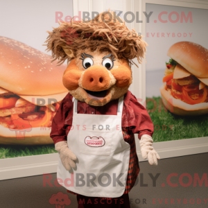 Pulled Pork Sandwich mascot...