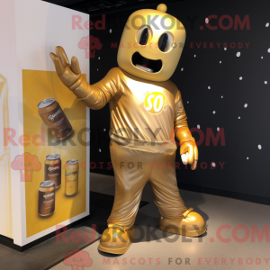 Gold Soda Can...