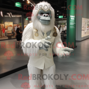 White Orangutan mascot...
