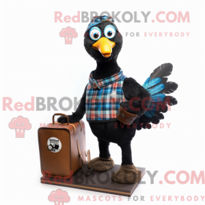 Black Peacock mascot...