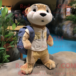 Costume mascotte de loutre...