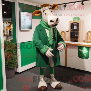 Forest Green Guernsey Cow...