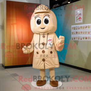 Beige Candy Box mascot...