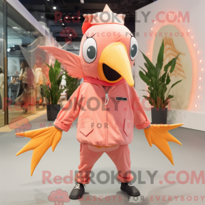 Peach Swordfish mascot...