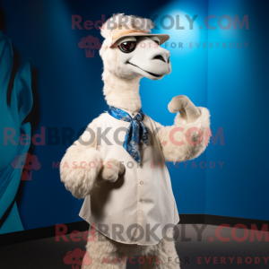 White Camel mascot costume...
