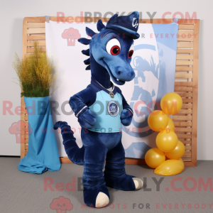 Navy Seahorse maskot...