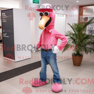 Pink Flamingo mascot...