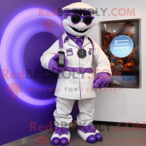 Purple Doctor mascot...