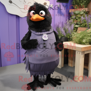 Lavender Blackbird mascot...