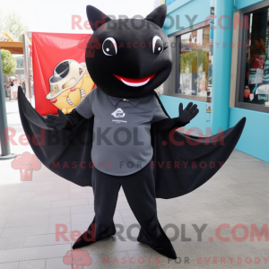 Black Stingray mascot...