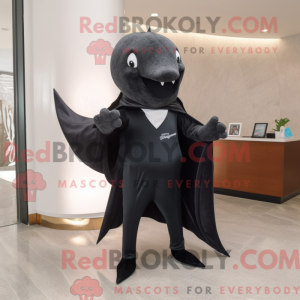 Black Stingray mascot...