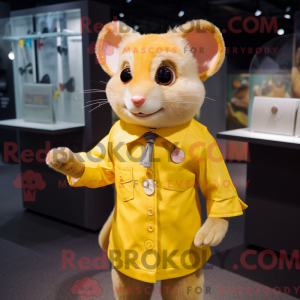 Yellow Dormouse mascot...