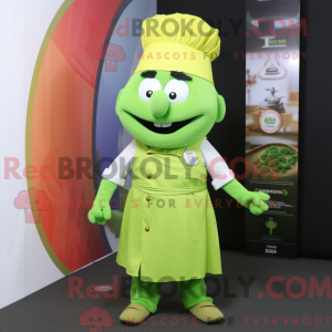 Lime Green Biryani mascot...