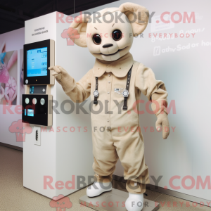 Beige Graveyard mascot...