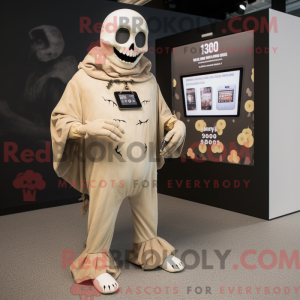 Beige Graveyard mascot...