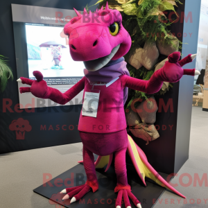 Magenta Dimorphodon mascot...