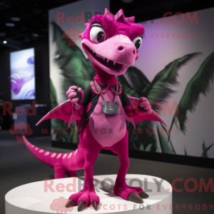 Magenta Dimorphodon mascot...