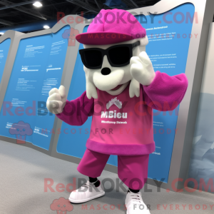 Magenta Ice mascottekostuum...