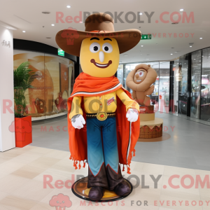 Cowboy mascot costume...
