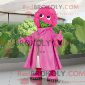 Pink Broccoli mascot...