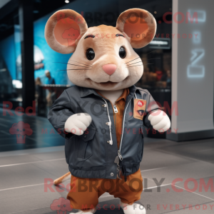 Rust Mouse mascottekostuum...