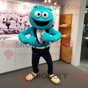 Turquoise Crab Cakes mascot...