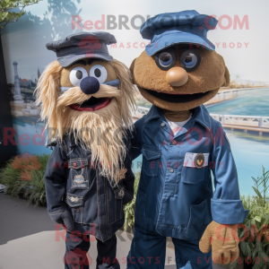 Navy Scarecrow mascot...