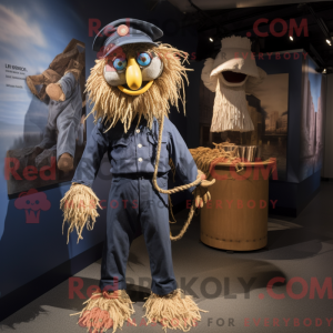 Navy Scarecrow maskot...